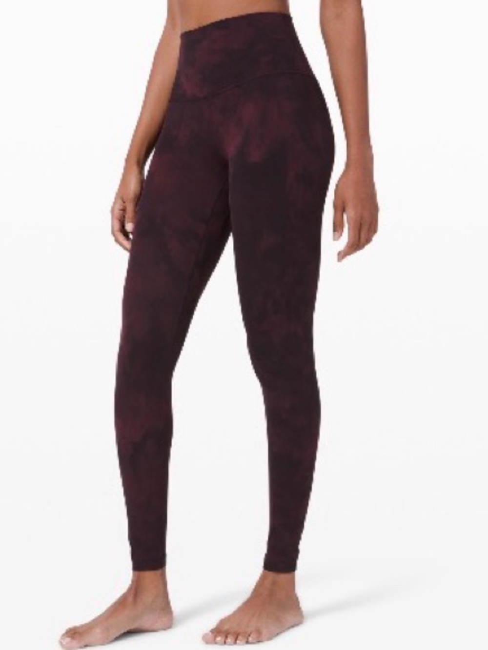 lululemon Align High-Rise Leggings in Cassis Black Diamond Dye
